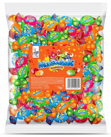 AGRO MONSSSTRAKI 1kg šumivé cukríky