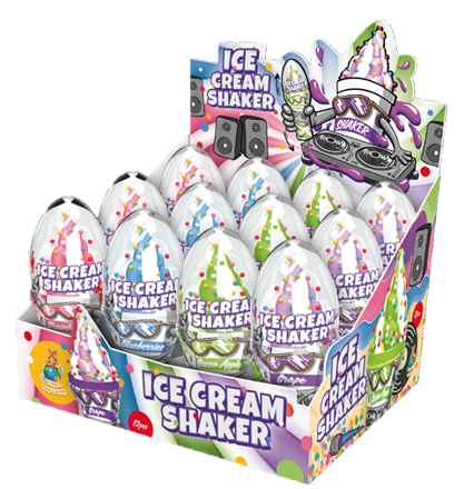 ICE CREAM SHAKER 16g lízatko s cukríkmi (Balenie:12ks 1ks od 0,45eur)