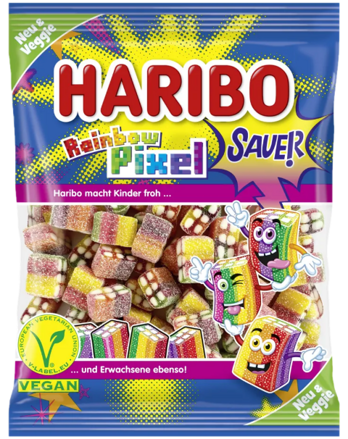 HARIBO RAINBOW PIXEL 160g želé cukríky
