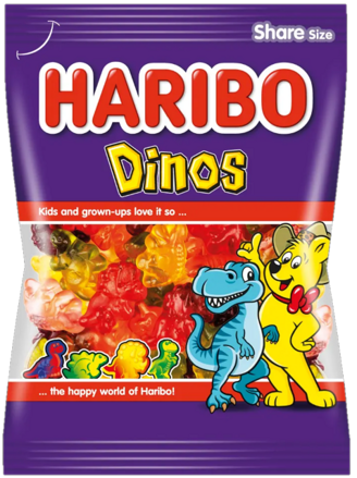 HARIBO DINOS 100g želé cukríky 
