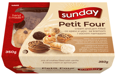 PETIT FOUR 350g koláče mix