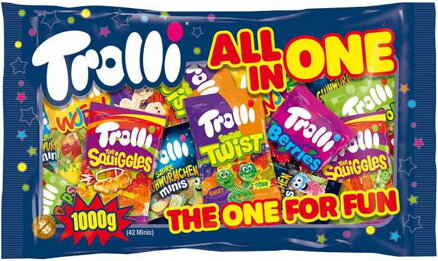 TROLLI ALL IN ONE 1kg želé cukríky mix