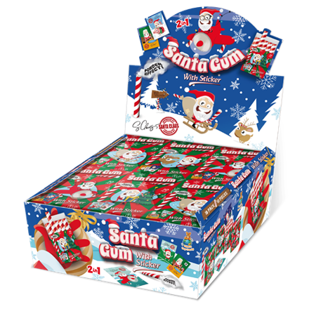 SANTA GUM 35g paličkové žuvačky (Balenie:18ks 1ks od 0,35eur)