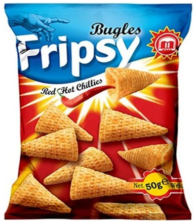 FRIPSY RED HOT CHILLIES 50g slané kornútky