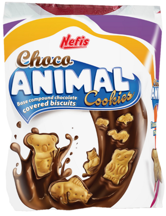 CHOCO ANIMAL 200g sušienky v poleve