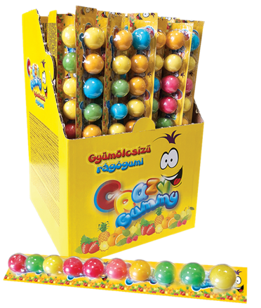 CRAZY GUM 30g ovocné žuvačky (Balenie:50ks 1ks od 0,29eur)