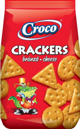 CROCO CRACKERS 100g syrové krekry