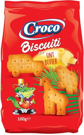 CROCO BISCUITI 100g vanilkové sušienky
