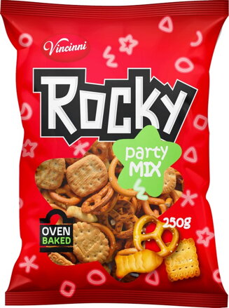 ROCKY PARTY MIX 250g slané krekry