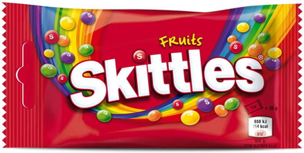 SKITTLES FRUITS 38g ovocné cukríky