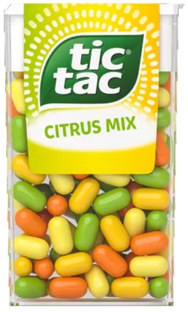 TIC TAC CITRUS MIX 18g ovocné cukríky 