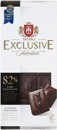 TAITAU EXCLUSIVE 100g 82% čokoláda 
