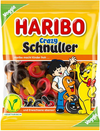 HARIBO CRAZY SCHNULLER 175g želé cukríky