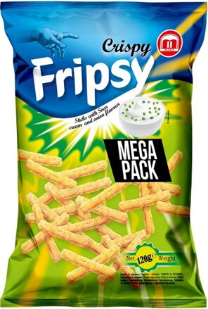 FRIPSY SMOTANA/CIBUĽA 120g slané paličky