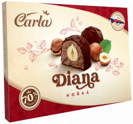 DIANA ORIEŠOK 133g tmavý dezert