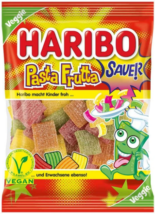 HARIBO PASTA FRUTA 160g želé pasky