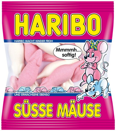HARIBO MOUSE 175g želé cukríky