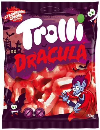 TROLLI DRAKULA 150g želé cukríky 