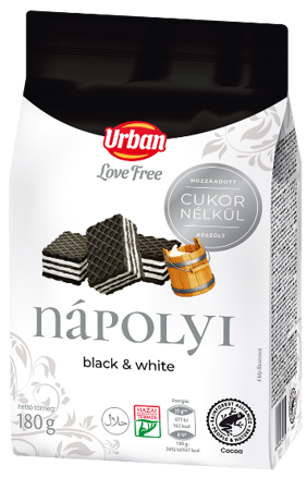 LOVE FREE BLACK&WHITE 180g keksy bez cukru