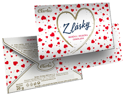 CARLA Z LÁSKY 20g mliečna čokoláda 