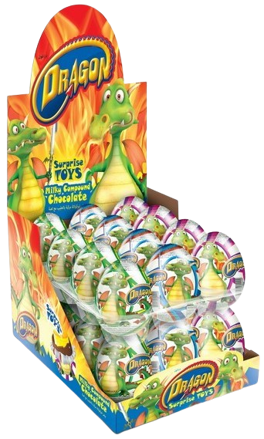 DRAGON 20g vajíčko s prekvapením (Balenie:24ks 1ks od 0,29eur) 