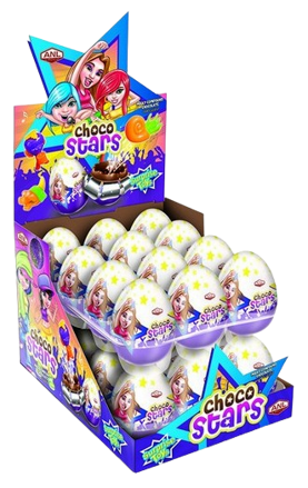 CHOCO STAR 20g vajíčko s prekvapením (Balenie:24ks 1ks od 0,29eur) 