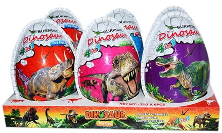 DINOSAURUS XXXL 20g hračka+cukríky (Balenie:6ks 1ks od 2,50eur)