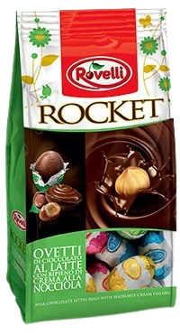 ROVELLI ROCKET 130g s lieskovoorieškovým krémom