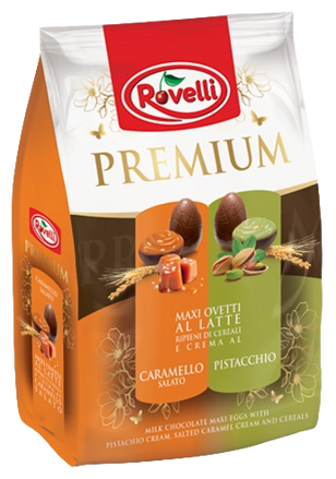 ROVELLI PREMIUM 200g karamel/pistácie vajíčka