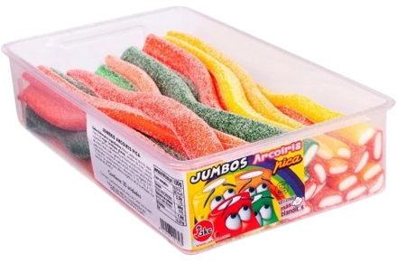 JAKE MULTICOLOUR 50g kyslé pelendreky (Balenie:30ks 1ks od 0,43eur)