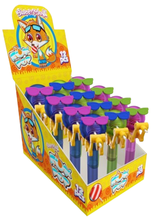 FOX POP 10g lízatko s hračkou (Balenie:12ks 1ks=1,45eur) 