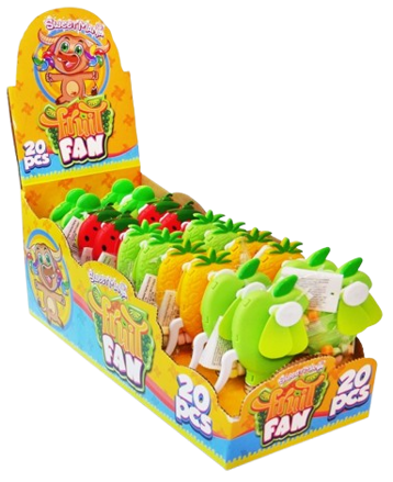 FRUIT FUN 3g ventilátor s cukríkmi (Balenie:20ks 1ks=1eur) 