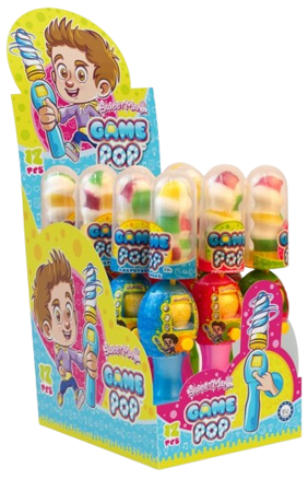 GAME POP 5g lízatko s hračkou (Balenie:12ks 1ks od 1eur)