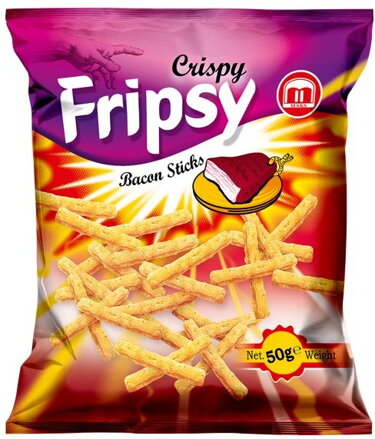 FRIPSY BACON 50g slaninové paličky