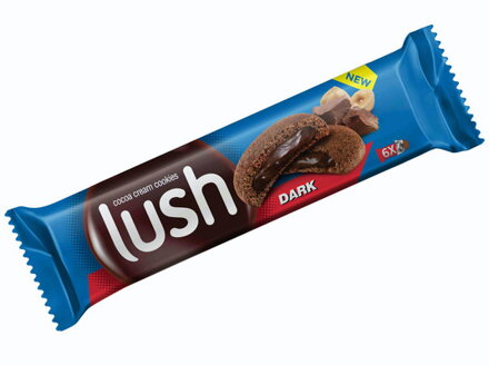 LUSH DARK 51g lieskovo-orieškové sušienky 