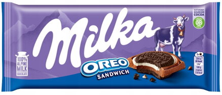 MILKA OREO SANDWICH 92g mliečna čokoláda