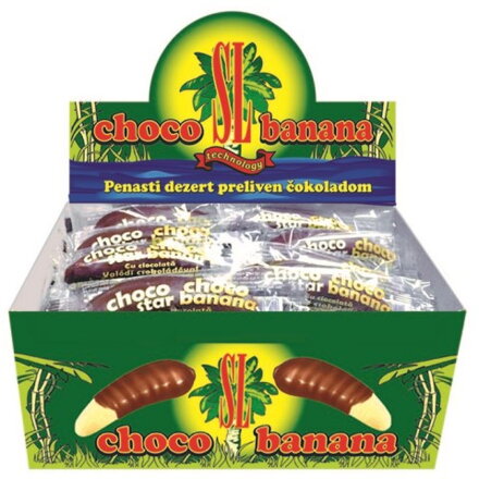 CHOCO BANANA 20g tyčinky (Balenie:49ks 1ks od 0,18eur)