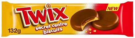 TWIX BISCUITS 132g karamelové sušienky