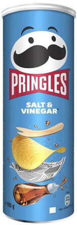 PRINGLES SALT & VINEGAR 165g slané s octom