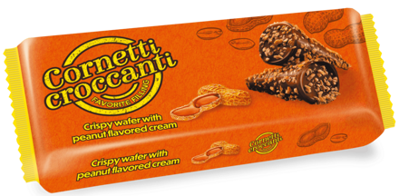 CORNETTI PENUT 100g arašídové kornútky