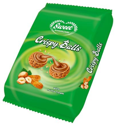 CRISPY BALLS NUTTY 200g orieškové guličky