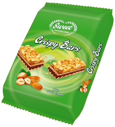CRISPY BARS NUTTY 220g lieskovoorieškové tyčinky