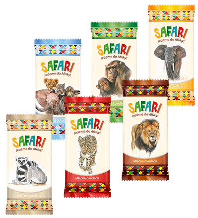 CARLA SAFARI 20g mliečna čokoláda