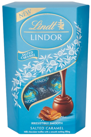 LINDOR 200g karamelové bonbónoy