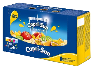 CAPRI SUN MULTIVITAMIN 200ml ovocný nápoj (Balenie 10ks 1ks od 0,42eur)