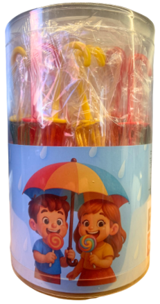 DÁŽDNIK 25g ovocné lízatko (Balenie:42ks 1ks od 0,25eur)