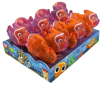 WATER FISH GUN 5g vodná pištol s cukríkmi (Balenie:8ks 1ks od 1eur)