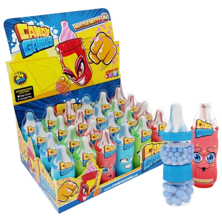 CANDY GANGS BOTTLE BETTY 25g cukrovinka (Balenie:24ks 1ks od 0,75eur)