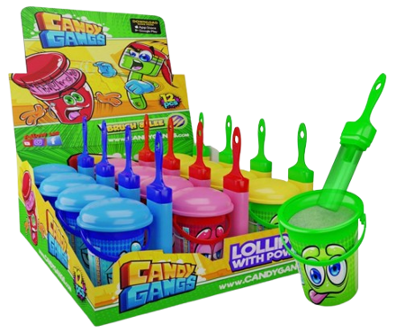 CANDY GANGS BRUSH & LEE 33g líazatko s práškom (Balenie:12ks 1ks od 1eur)