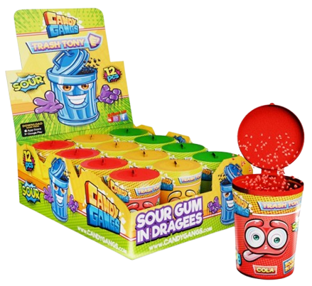 CANDY GANGS TRASH TONY 30g zuvačky (Balenie:12ks 1ks od 0,55eur)